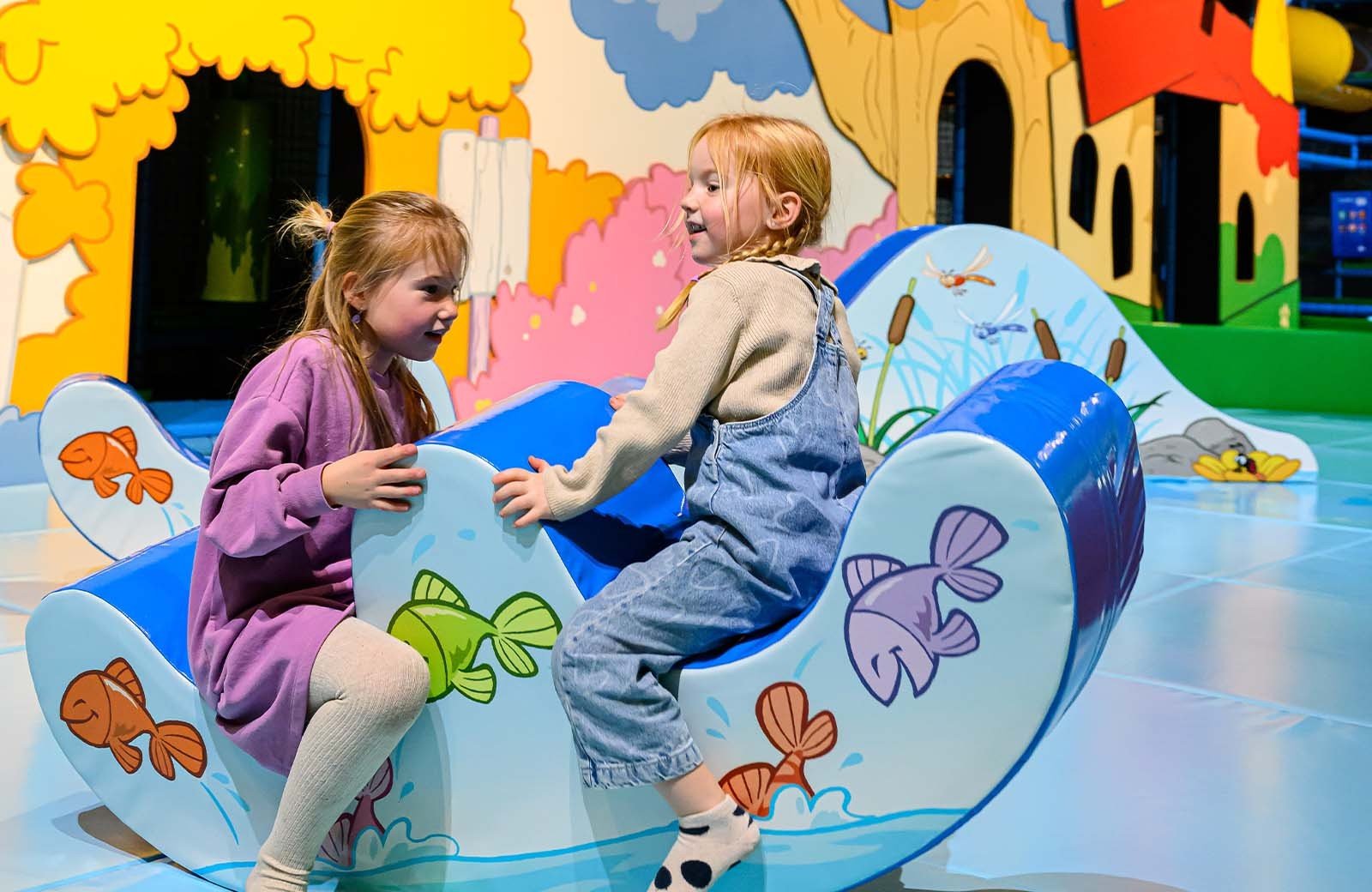 Over 3,000 m² of indoor play area